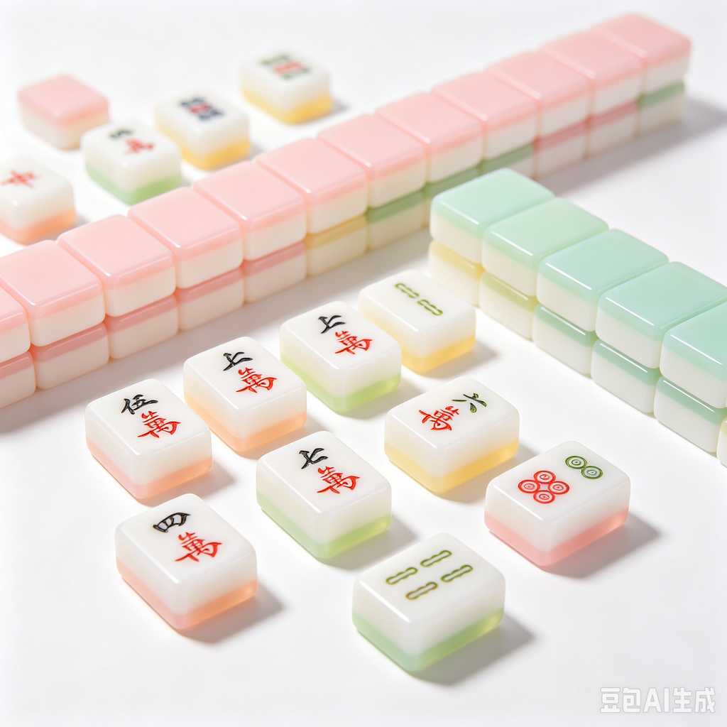 custom glitter mahjong tiles