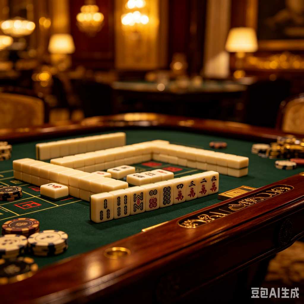 mahjong set for home entertainment